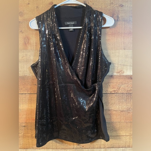 White House Black Market Tops - White House Black Market sequin blouse